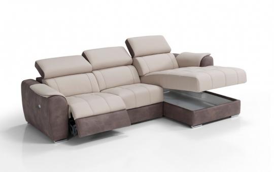 Sofa modelo cannes de piel confort
