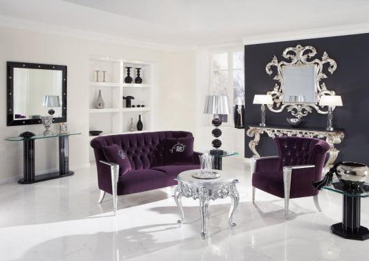 Salón de lujo con cristales Swarovski