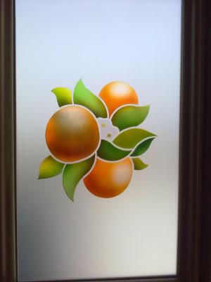 cristal decorado coloreado