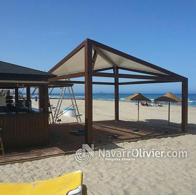 Pergola de diseño para chiringuito