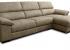 Sofás Chaise-longue de Piel y Tela