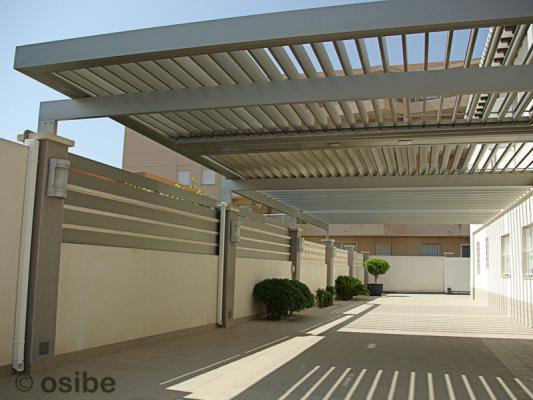bioclimatica pergola lamas giratorias orientables
