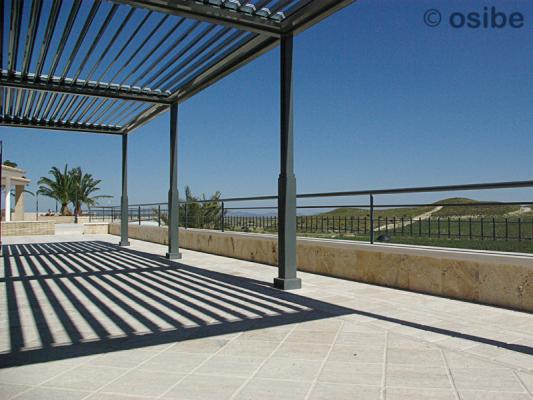pergola de lamas orientables