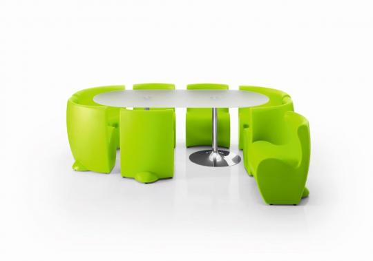 Conjunto Mesa & 8 Asientos. Bares, Terrazas, Hoteles 