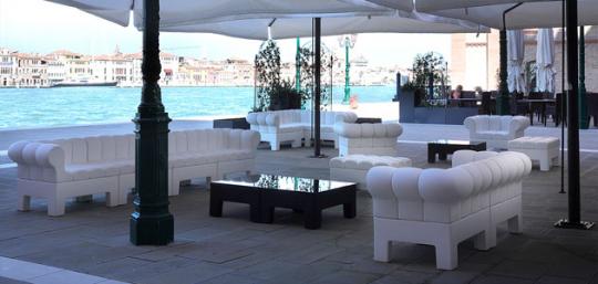Conjunto Sillones modulares en Terraza