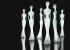 Esbeltas figuras femeninas con iluminación LED