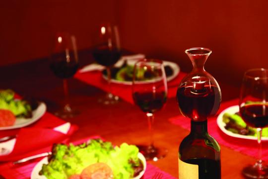 Decantador de Gollete Ver el vino en Mesa