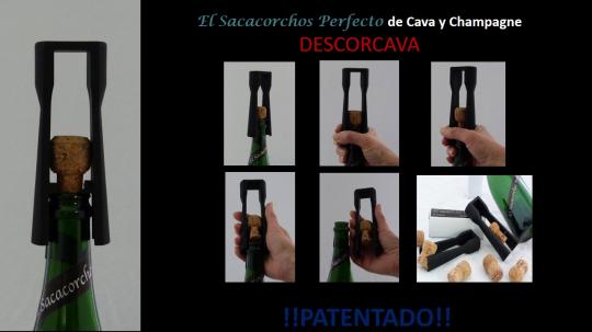 Sacacorchos Manual de Cava Descorcava