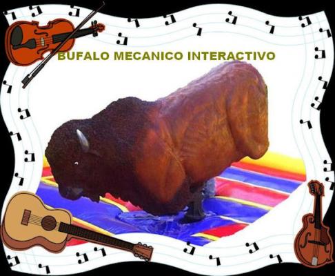 BUFALO MECANICO INTERACTIVO