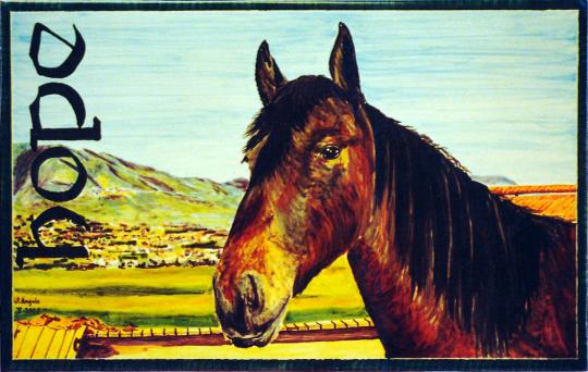 Retrato de Caballo Hope
