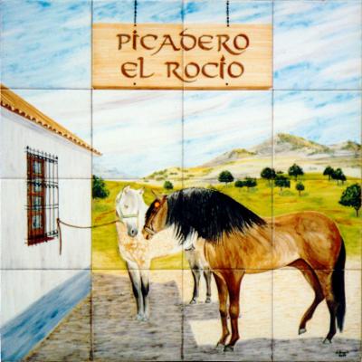 Rótulo para Picadero El Rocío