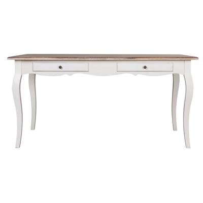 mesa comedor blanco ant 445EUR tapa roble