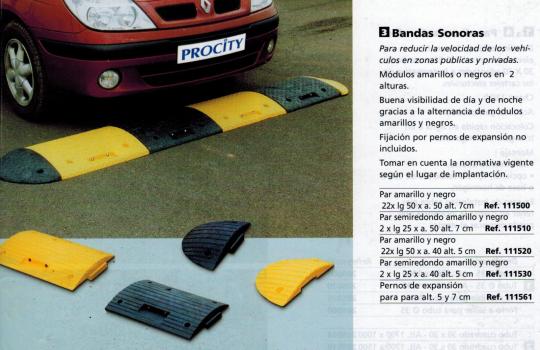 Reductores de velocidad