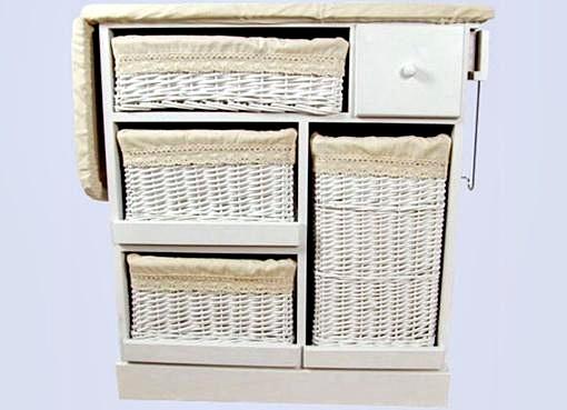 Mueble de plancha blanco