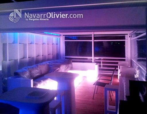 Terraza vip en chiringuito desmontable - by navarrolivier.com