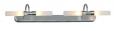 Aplique baño Curva 4 luces caja cromo