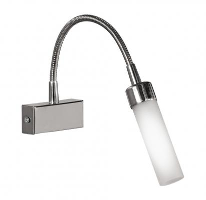Aplique baño 1 luz Curva verga caja cromo