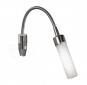 Aplique baño 1 luz Curva verga pinza cromo