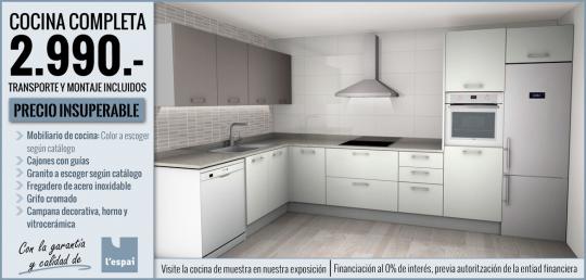Precio insuperable: Cocina por 2.990 euros