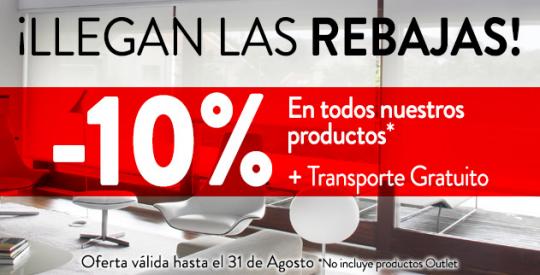 Rebajas en la tienda online de Kaaten. 10% de descuento en todos los productos.