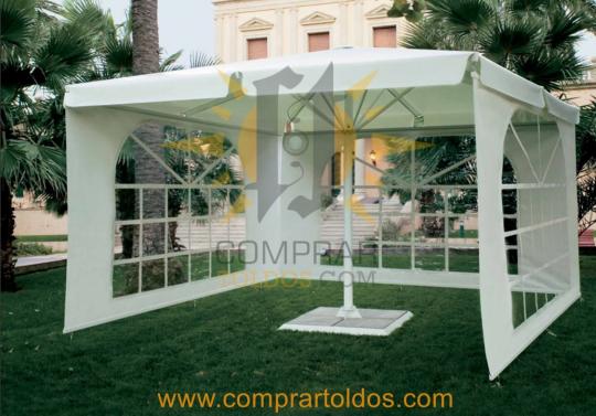 Parasol con cerramiento