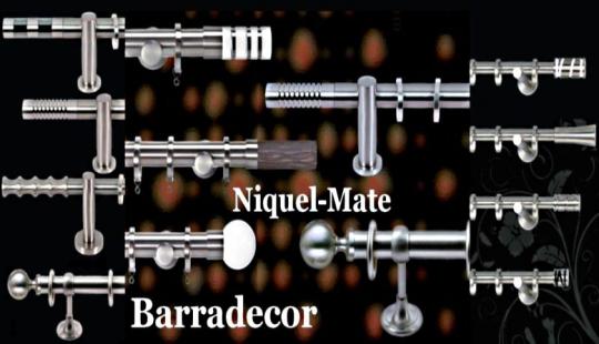 Barras de cortinas Níquel