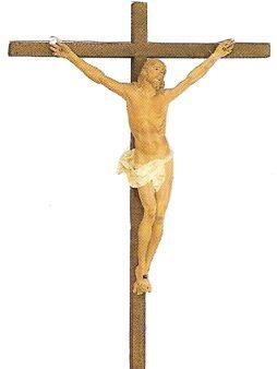 Cristo realizado en madera