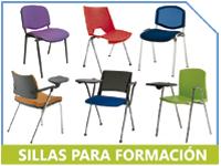 Sillas para salas de formación.