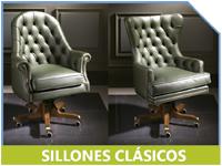 Sillones de perfil clásico.