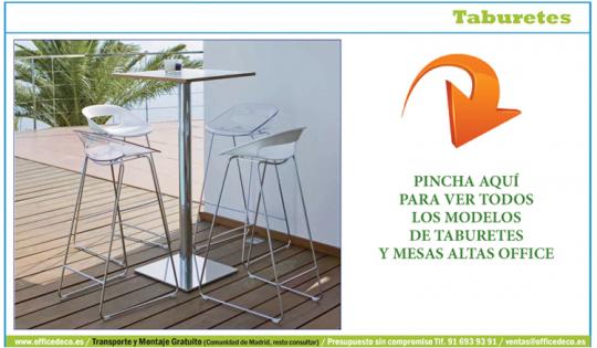 Taburetes de oficina.