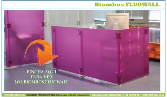 Biombos y separaciones de oficinas