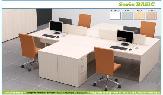 Mesas de oficina Basic