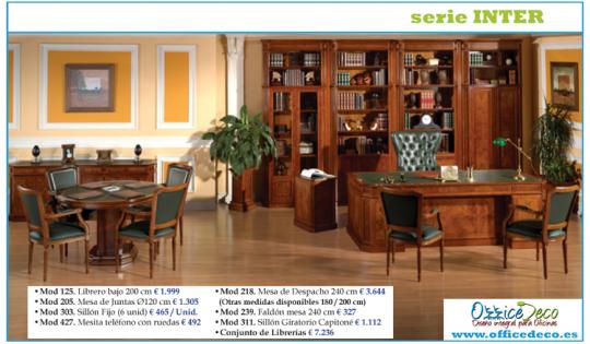 Muebles de oficina clásicos