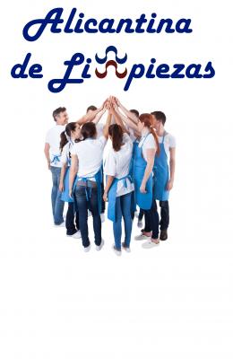 Equipo Alicantina de Limpiezas en alicante.