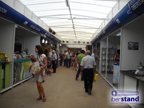 casetas para ferias con pasillo cubierto IberStand