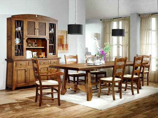 Conjunto mesa, alac, sillas.