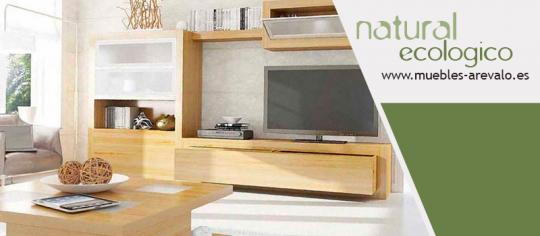 Muebles salon baratos con estilo natural