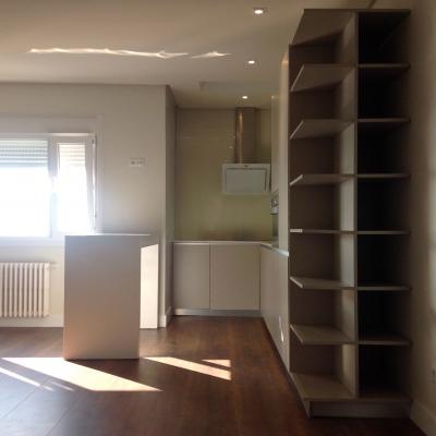 Diseño cocina en reforma integral apartamento Madrid