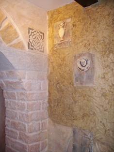 estuco imitacion piedra, ladrillo y barro