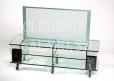 Mesa TV cristal templado diseño en cristal float 10 medidas: 1150x400x450 . Consultar otras medidas