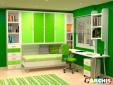 Parchis  Mueble Juvenil Litera Cama Abatible Convertible Portable Canape Dormitorio Infantil 