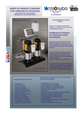 grupo de presión de agua ESPA