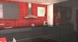reforma cocina roja