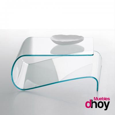 Mesa de centro ALANIS de cristal