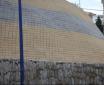 MURO CONTENCIÓN EN DOS COLORES