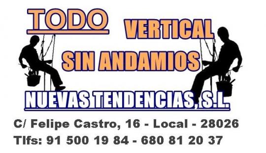Trabajos verticales en Usera