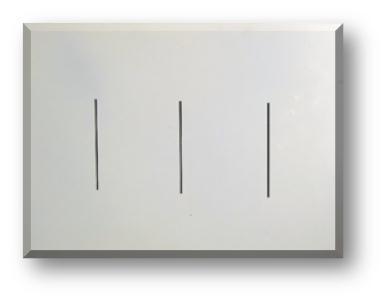 Cubreradiador de Lamina de aluminio color blanco