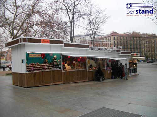 stands para ferias de Navidad