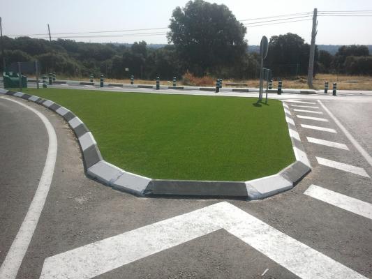 césped artificial ecocestal rotonda