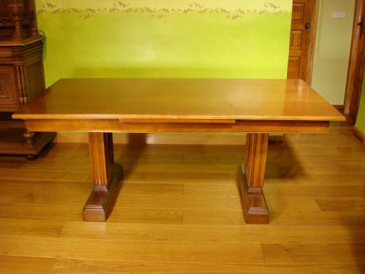 MESA EXTENSIBLE DE HAYA NEW YORK PP SIGLO XX
